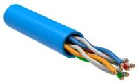 ITK LC1-C5E04-113 Кабель связи витая пара U UTP, кат.5E 4 x 2 x 24AWG solid, PVC, 305м, синий