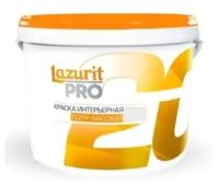 Краска акриловая Lazurit PRO 20 полуматовая белый 9 л