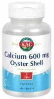 KAL Oyster Shell Calcium Tablet (Раковина устрицы с кальцием) 600 мг 100 таблеток