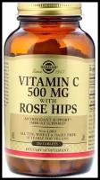 Solgar Vitamin C with Rose Hips таб., 500 мг, 880 г, 250 шт