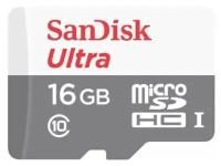 Память microSD 16Gb SanDisk SDSQUNS-016G-GN3MN