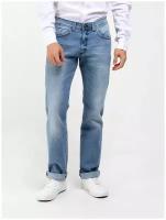 Джинсы мужские F5 09640, Blue denim QY6187 str, w.medium 30/34