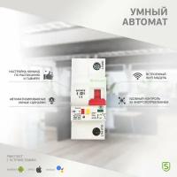 SECURIC Умный выключатель автомат беспроводной 1P/16A Wi-Fi SEC-HV-116