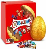 5 шоколадных яиц Celebrations Milk Chocolate Large Easter Egg