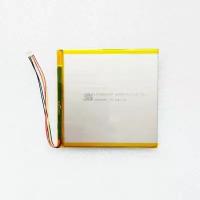 Аккумулятор для TurboPad TurboKids 3G 8 (3.8v до 4000mAh 102*100*3mm) АКБ для планшета универсальный / 5 контактов