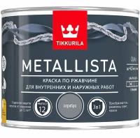 Краска для металла по ржавчине 3в1 Metallista TIKKURILA 0,4 л серебряная