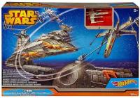 Hot Wheels игрушка Mattel Hot Wheels Star Wars Игровой набор Битва с имперским крейсером CGN30