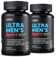 Мужские витамины VPLab Ultra Men's Sport Multivitamin Formula - 180 каплет (набор 2 шт по 90 каплет)