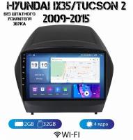 Android Магнитола Hyundai IX35 (без штатного усилителя) 2/32 WiFi