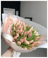 Букет Тюльпанов 51 шт, красивый букет цветов, шикарный, цветы премиум, тюльпаны