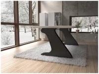 Дизайнерская опора для стола металлическая, подстолье, ножки для стола (2 шт.)