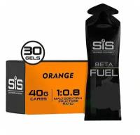 SiS, Beta Fuel Energy Gel, 30шт по 60мл (Апельсин)