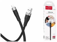 Кабель USB HOCO X53 Angel для Lightning, 2.4 A, длина 1.0 м, черный