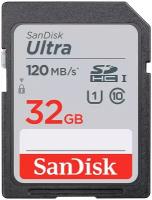 SD 32GB SanDisk SDHC Class 10 UHS-I Ultra 120MB/s (SDSDUN4-032G-GN6IN)