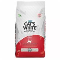 Наполнитель комкующийся Cat's White Natural натуральный без ароматизатора для кошачьего туалета