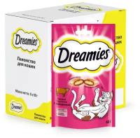 Dreamies лакомство для кошек, подушечки с говядиной (6шт в уп) 60 гр