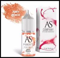 AS Company Пигмент для татуажа губ Juicy peach (Сочный персик), 12 мл (AS Pigments, Алина Шахова, Пигменты Шаховой)