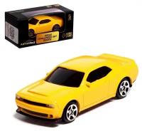 Автоград Машина металлическая DODGE CHALLENGER SRT DEMON, 1:64, цвет жёлтый