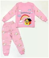 Пижама детская для девочки AYDIN kids светло-розовый 122