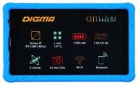 Планшет Digma CITI Kids 81 MT8321 (1.3) 4C RAM2Gb ROM32Gb 8 IPS 1280x800 3G Android 10.0 Go синий 2Mpix 0.3Mpix BT GPS WiFi Touch microSDHC 64Gb minUS