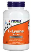 Таблетки NOW L-Lysine