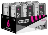 Элемент питания LR20(D) Alkaline Pack-6 (батарейка,1.5В) ФАZА