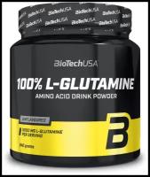 BioTechUSA 100% L-Glutamine 240 гр, без вкуса