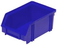 Коробка для хранения Лоток для склада 170 х 105 х 75 синий(7968), сплошной 2 шт
