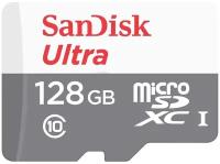 Карта памяти Micro SecureDigital 128Gb SanDisk Ultra microSDXC class 10 UHS-1 (SDSQUNR-128G-GN6MN)