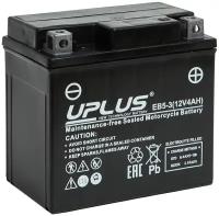 Аккумулятор UPLUS LEOCH EB5-3 (CT1205 YTX5L-BS) 12В 4Ач 70CCA 113x70x105 мм Обратная (-+)