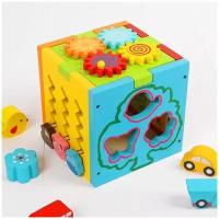 Бизикуб Wooden Toys 