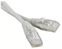 Кабель витая пара патч-корд Hyperline PC-LPM-UTP-RJ45-RJ45-C5e-20M-LSZH-GY 20.0m