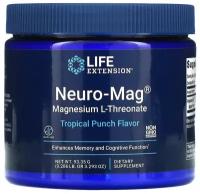 Life Extension Neuro-Mag Magnesium L-Threonate (L-треонат магния) со вкусом тропического пунша 93,35 гр