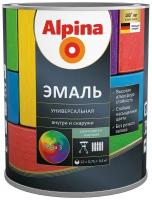 Эмаль алкидная (А) Alpina Универсальная шелковисто-матовая База 3, 3 (C/BC/D), матовая, прозрачный, 0.64 кг, 0.64 л, 1 шт