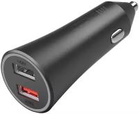 Автомобильное зарядное устройство Xiaomi Mi 37W Dual-Port Car Charger CC06ZM (GDS4147GL) черное