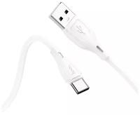 Кабель USB HOCO X61 Ultimate, USB - Type-C, 3A, 1 м, белый