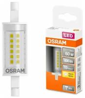 Лампочка светодиодная Osram Линейная R7s 6Вт 220В 806Лм 2700К Теплый белый, упаковка 1шт