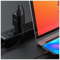 Зарядное устройство 2xUSB 5V-2.1A 10.5W, для телефона с кабелем Type-C, адаптер сетевой, блок питания на Андроид