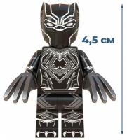 Мини-фигурка Черная Пантера Мстители Black Panther Avengers (аксессуары, 4,5 см)