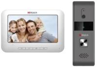 Комплект видеодомофона HiWatch DS-D100K серый