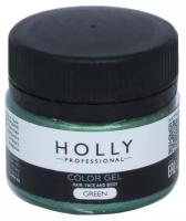 Декоративный гель для лица, волос и тела Color Gel, Holly Professional (Green)