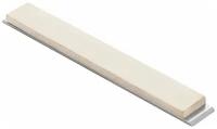 Брусок из искусственного камня для заточки ножей на алюминиевой платформе Циркониевый Корунд, 15х1,6х0,5 см, Гритность F500