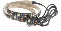 Светодиодная лента Jazzway PLS-TV-USB 0.9 WH 5050, 30 IP54 black PCB 2853424