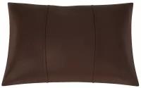 Автомобильная подушка для KIA Sportage 4 (Киа Спортейдж 4). Экокожа. Середина: шоколад гладкая экокожа. Боковины: шоколад экокожа с перфорацией. 1 шт