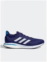 Кроссовки adidas Supernova GX2962, беговые, волейбольные, повседневные, для фитнеса, светоотражающие элементы, размер 10,5 UK, синий, белый