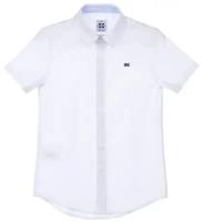 Школьная рубашка playToday, размер 146, белый