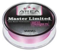 Varivas, Шнур Area Super Trout Master Limited PE, 75м, #0.175, Pink