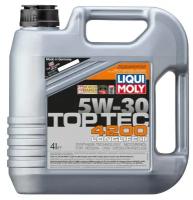 Масло моторное Liqui Moly Top Tec 4200 5w30 синтетическое, API SP, ACEA C3, универсальное, 4л, арт. 3715