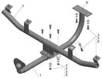 Фаркоп Тип Шара H 2123 Niva Chevrolet Suv 2002-2018 Avtos Vaz-23 AvtoS арт. VAZ-23