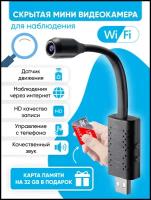 Миниатюрная WI-FI камера с удаленным просмотром